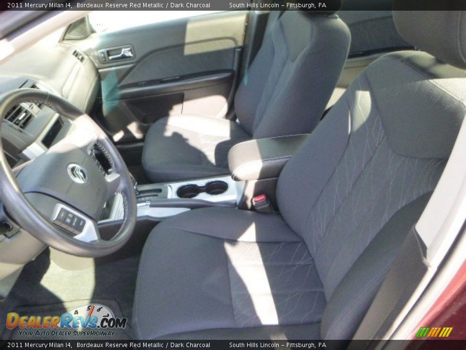 2011 Mercury Milan I4 Bordeaux Reserve Red Metallic / Dark Charcoal Photo #15