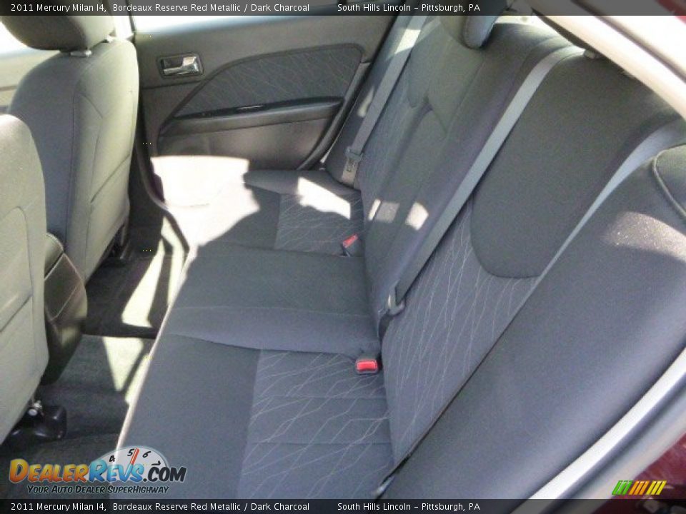 2011 Mercury Milan I4 Bordeaux Reserve Red Metallic / Dark Charcoal Photo #16