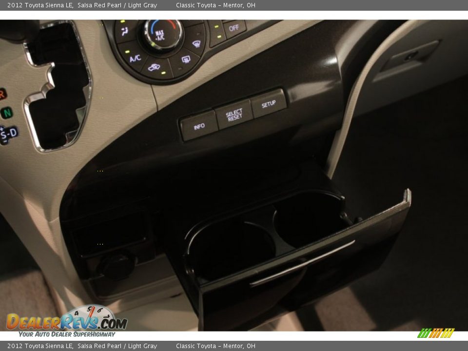 2012 Toyota Sienna LE Salsa Red Pearl / Light Gray Photo #11