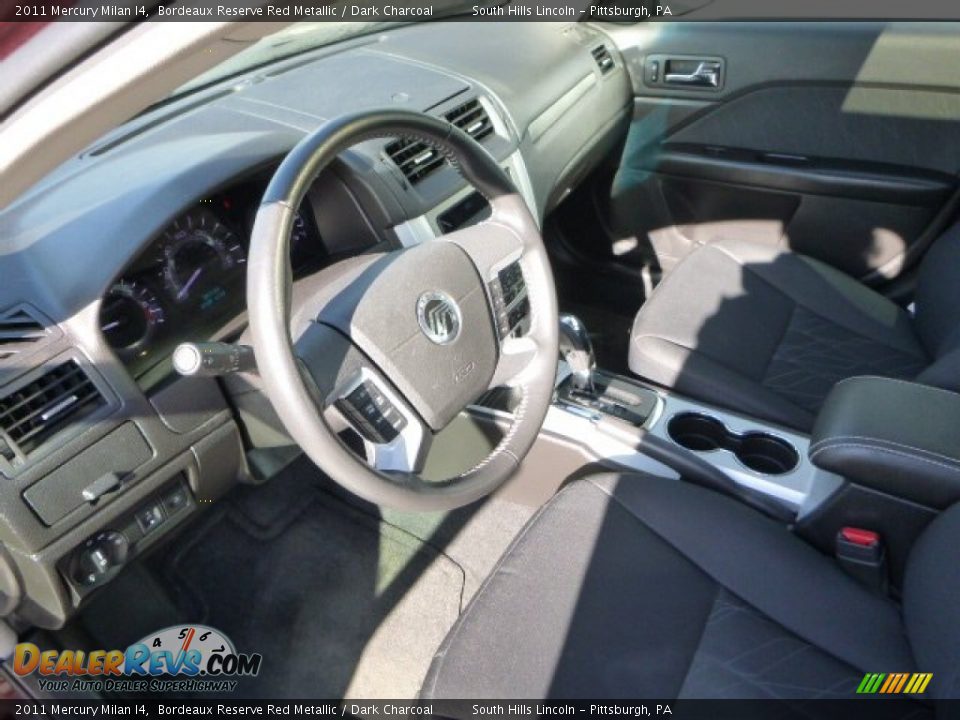 2011 Mercury Milan I4 Bordeaux Reserve Red Metallic / Dark Charcoal Photo #20