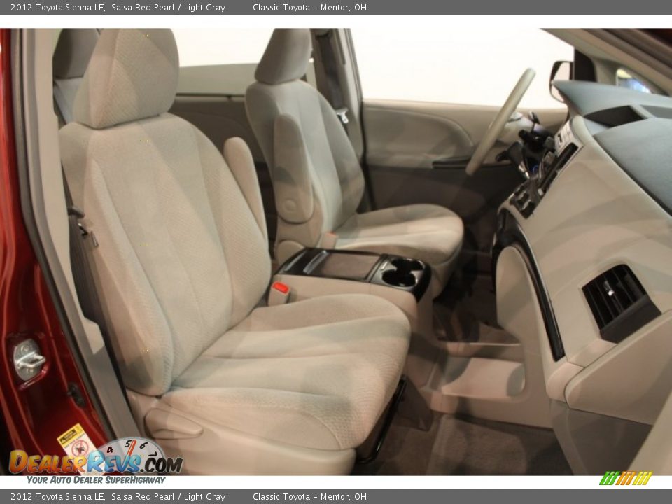 2012 Toyota Sienna LE Salsa Red Pearl / Light Gray Photo #14