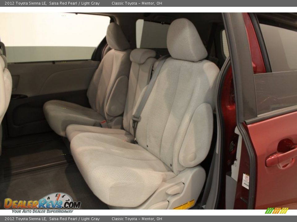 2012 Toyota Sienna LE Salsa Red Pearl / Light Gray Photo #15