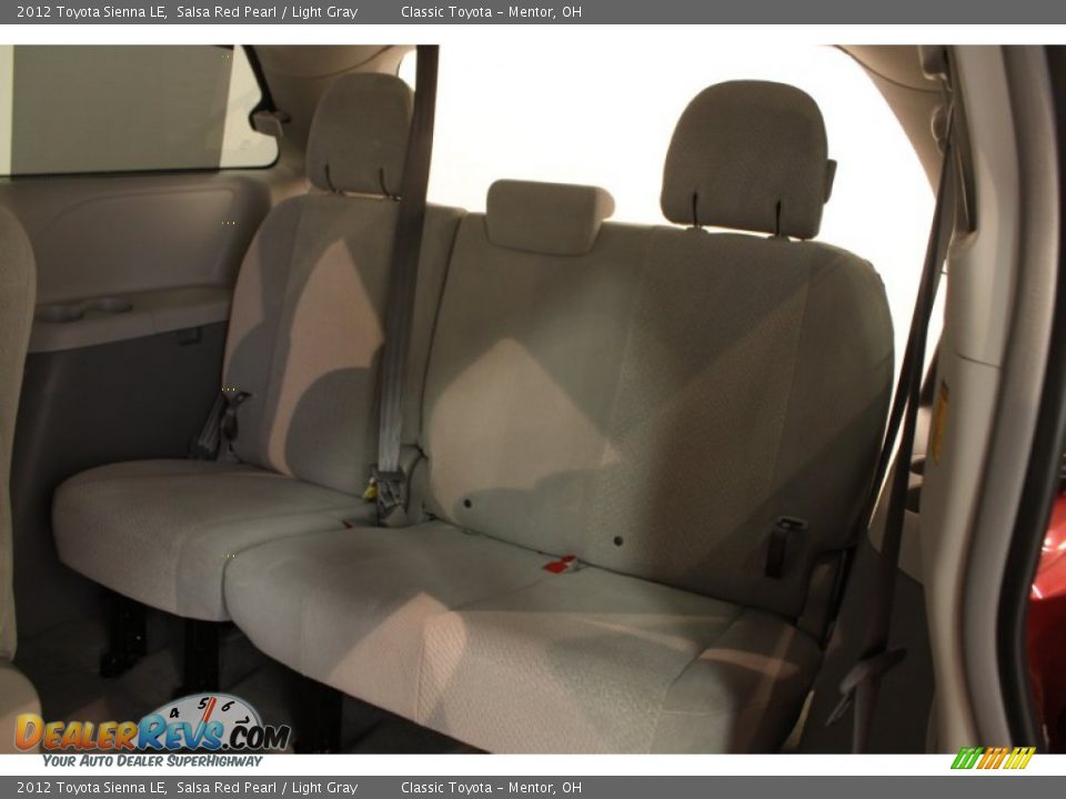 2012 Toyota Sienna LE Salsa Red Pearl / Light Gray Photo #16