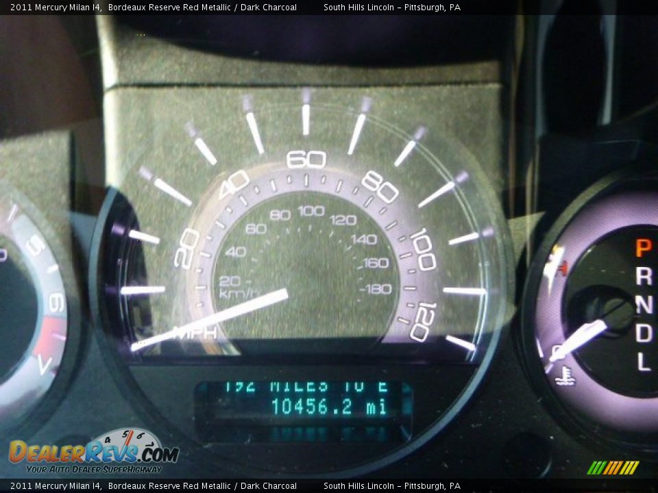 2011 Mercury Milan I4 Bordeaux Reserve Red Metallic / Dark Charcoal Photo #25