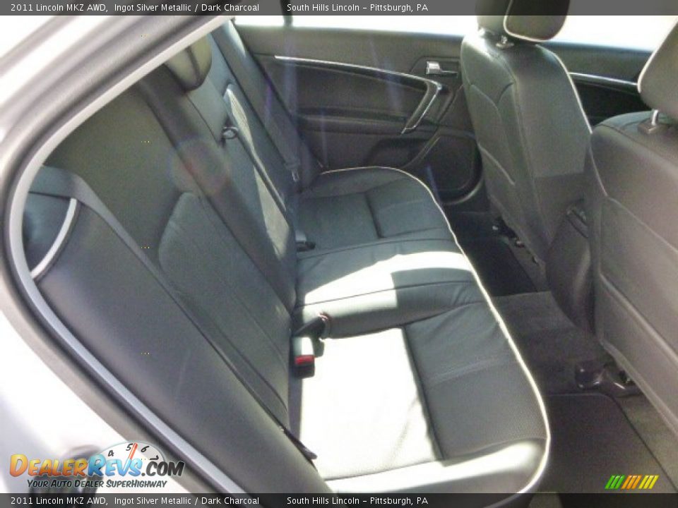 2011 Lincoln MKZ AWD Ingot Silver Metallic / Dark Charcoal Photo #13
