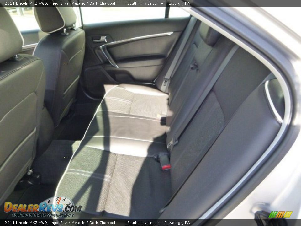 2011 Lincoln MKZ AWD Ingot Silver Metallic / Dark Charcoal Photo #15