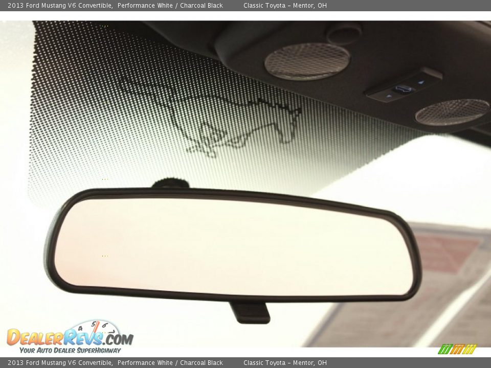 2013 Ford Mustang V6 Convertible Performance White / Charcoal Black Photo #11