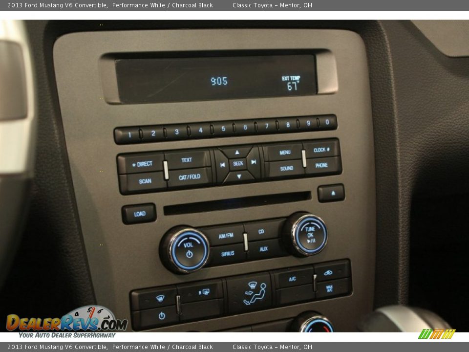Controls of 2013 Ford Mustang V6 Convertible Photo #12