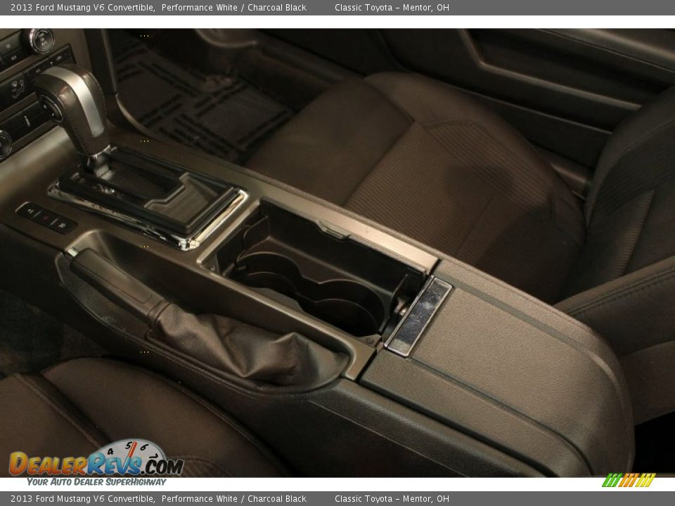 2013 Ford Mustang V6 Convertible Performance White / Charcoal Black Photo #13