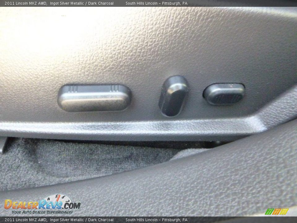 2011 Lincoln MKZ AWD Ingot Silver Metallic / Dark Charcoal Photo #18