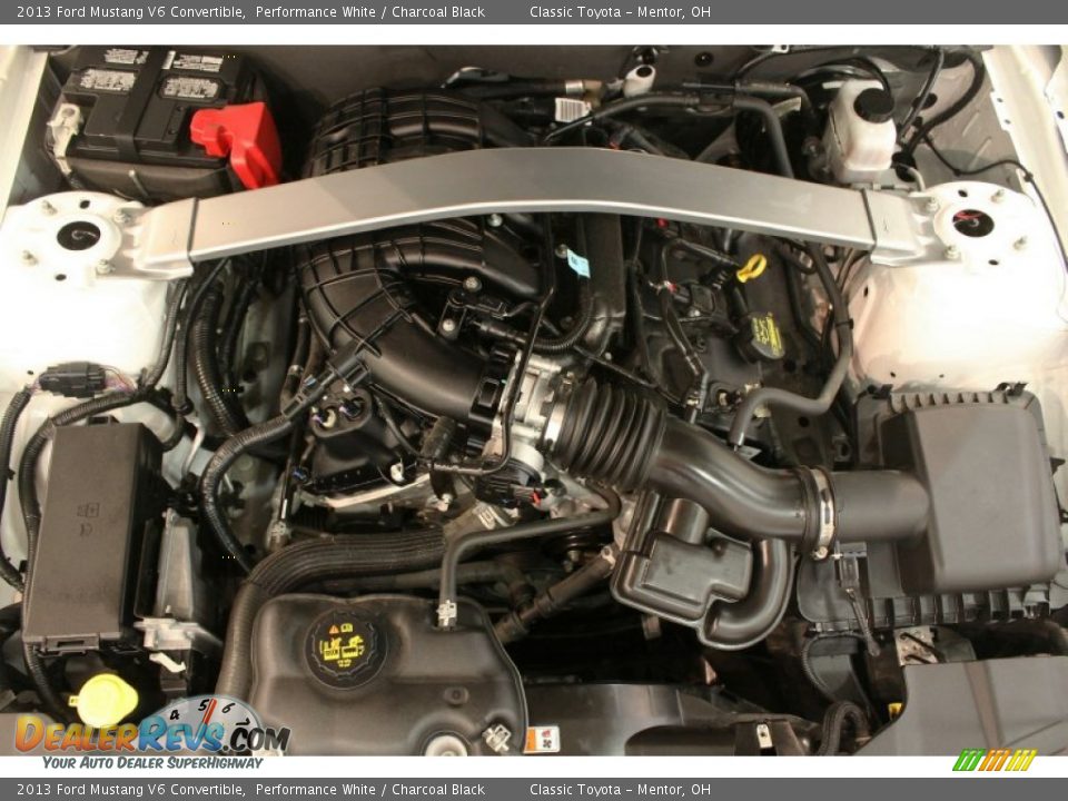 2013 Ford Mustang V6 Convertible 3.7 Liter DOHC 24-Valve Ti-VCT V6 Engine Photo #20