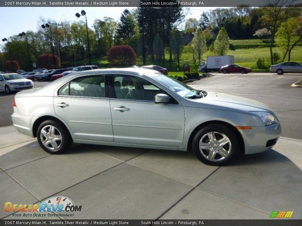 2007 Mercury Milan I4 Satellite Silver Metallic / Medium Light Stone Photo #6