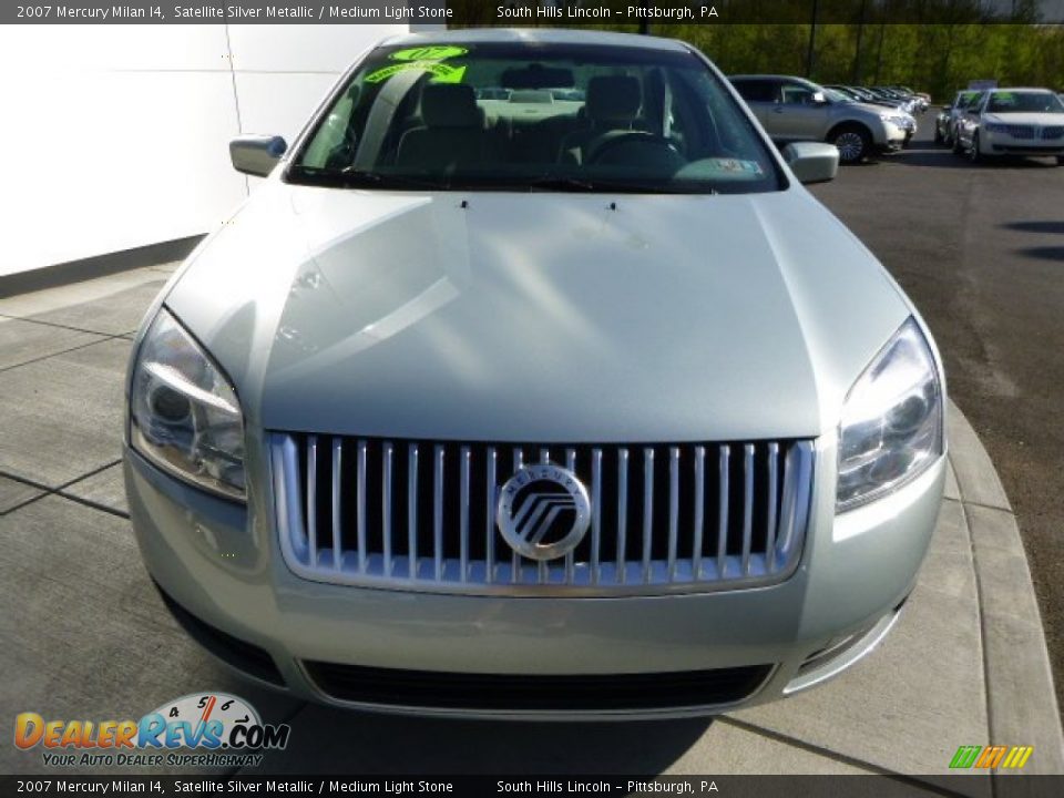 2007 Mercury Milan I4 Satellite Silver Metallic / Medium Light Stone Photo #8