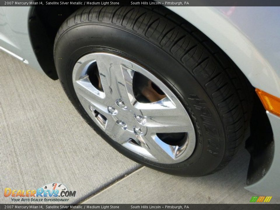 2007 Mercury Milan I4 Satellite Silver Metallic / Medium Light Stone Photo #9