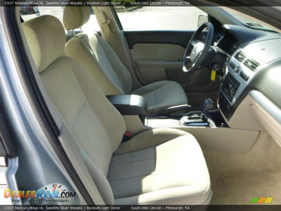 2007 Mercury Milan I4 Satellite Silver Metallic / Medium Light Stone Photo #10