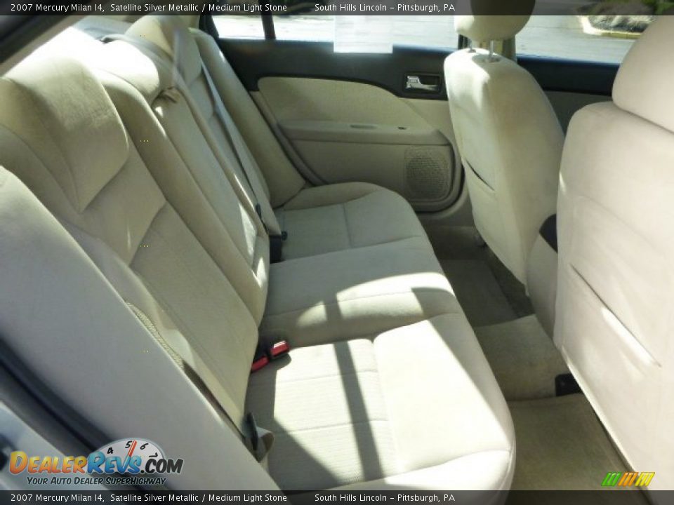 2007 Mercury Milan I4 Satellite Silver Metallic / Medium Light Stone Photo #13