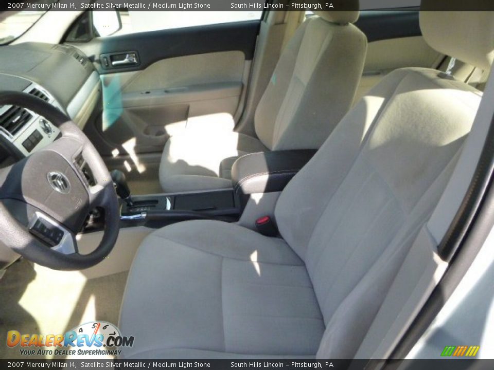 2007 Mercury Milan I4 Satellite Silver Metallic / Medium Light Stone Photo #15