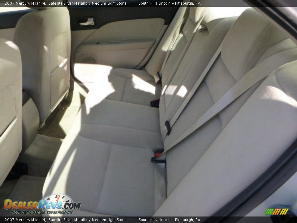 2007 Mercury Milan I4 Satellite Silver Metallic / Medium Light Stone Photo #16