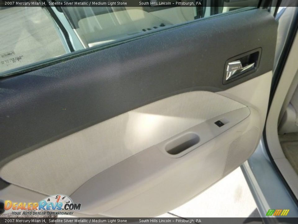 2007 Mercury Milan I4 Satellite Silver Metallic / Medium Light Stone Photo #18