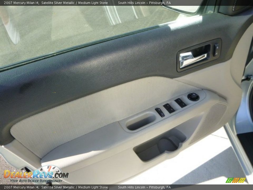 2007 Mercury Milan I4 Satellite Silver Metallic / Medium Light Stone Photo #19