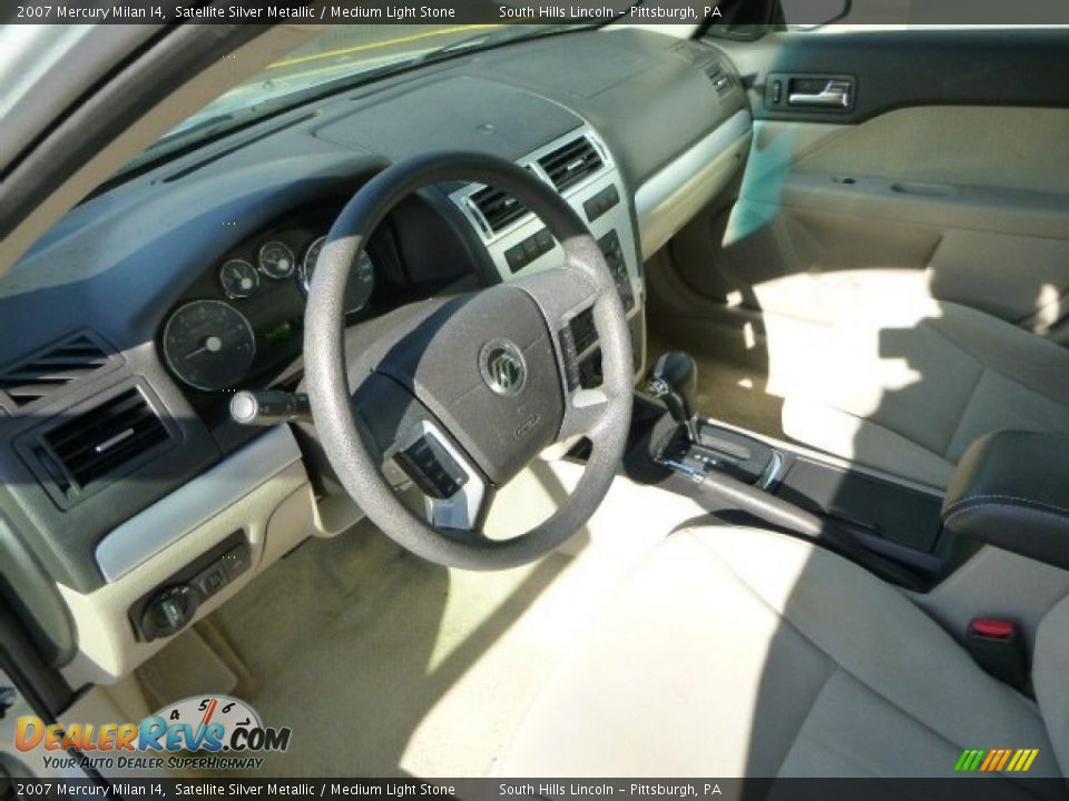 2007 Mercury Milan I4 Satellite Silver Metallic / Medium Light Stone Photo #20