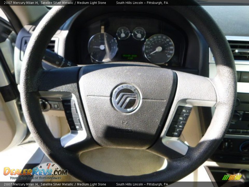 2007 Mercury Milan I4 Satellite Silver Metallic / Medium Light Stone Photo #22