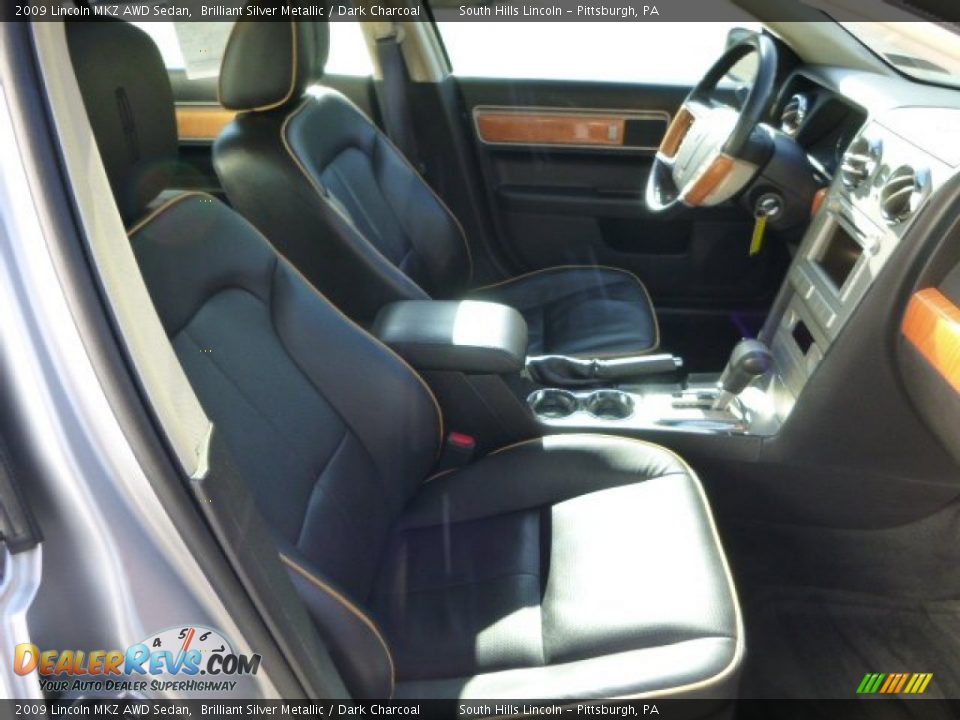 2009 Lincoln MKZ AWD Sedan Brilliant Silver Metallic / Dark Charcoal Photo #10