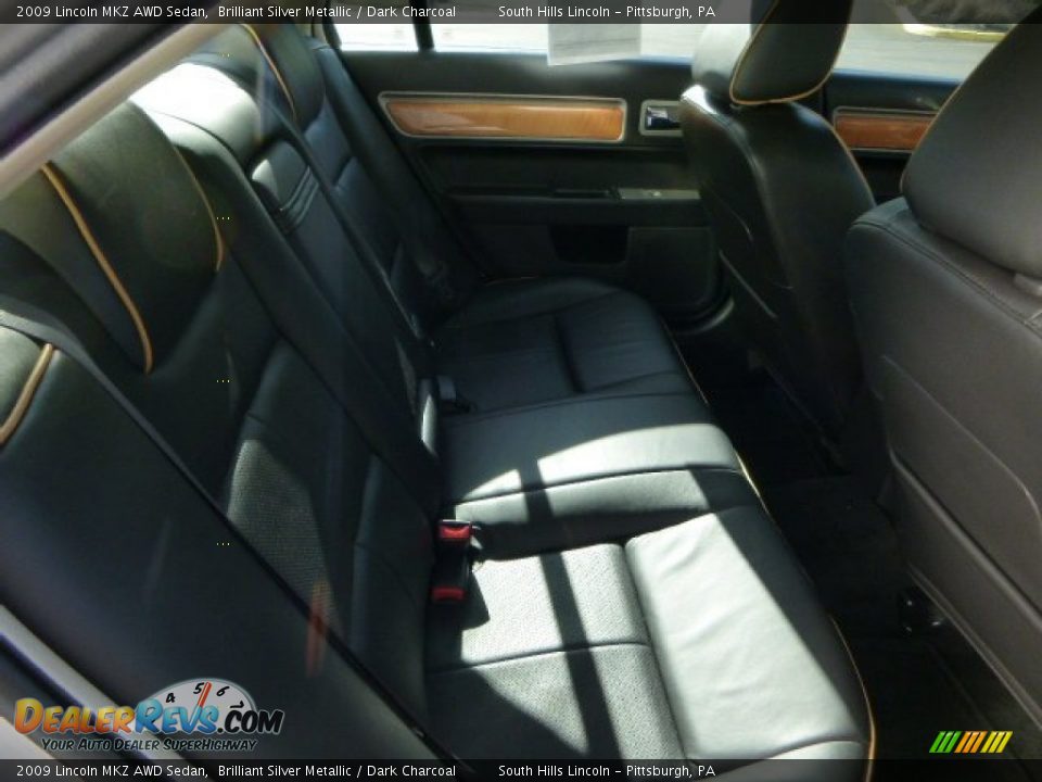 2009 Lincoln MKZ AWD Sedan Brilliant Silver Metallic / Dark Charcoal Photo #13