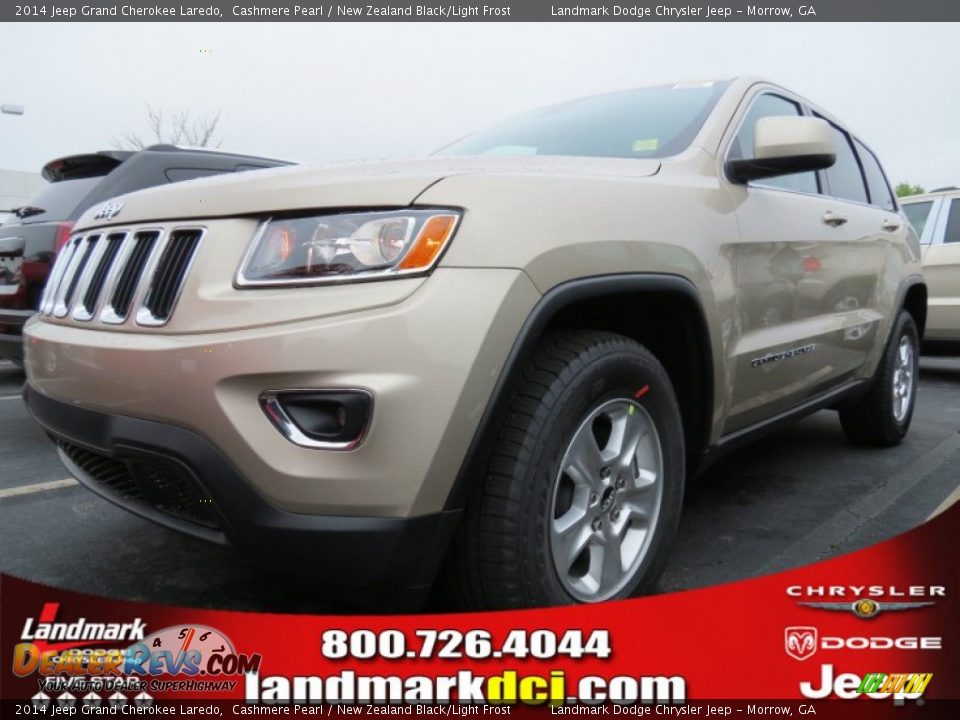 2014 Jeep Grand Cherokee Laredo Cashmere Pearl / New Zealand Black/Light Frost Photo #1