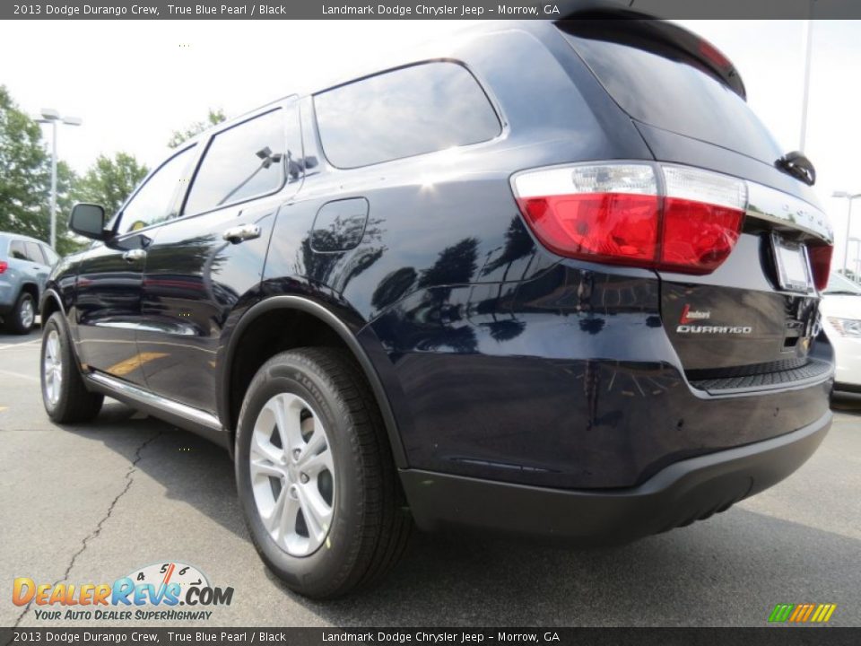 2013 Dodge Durango Crew True Blue Pearl / Black Photo #2