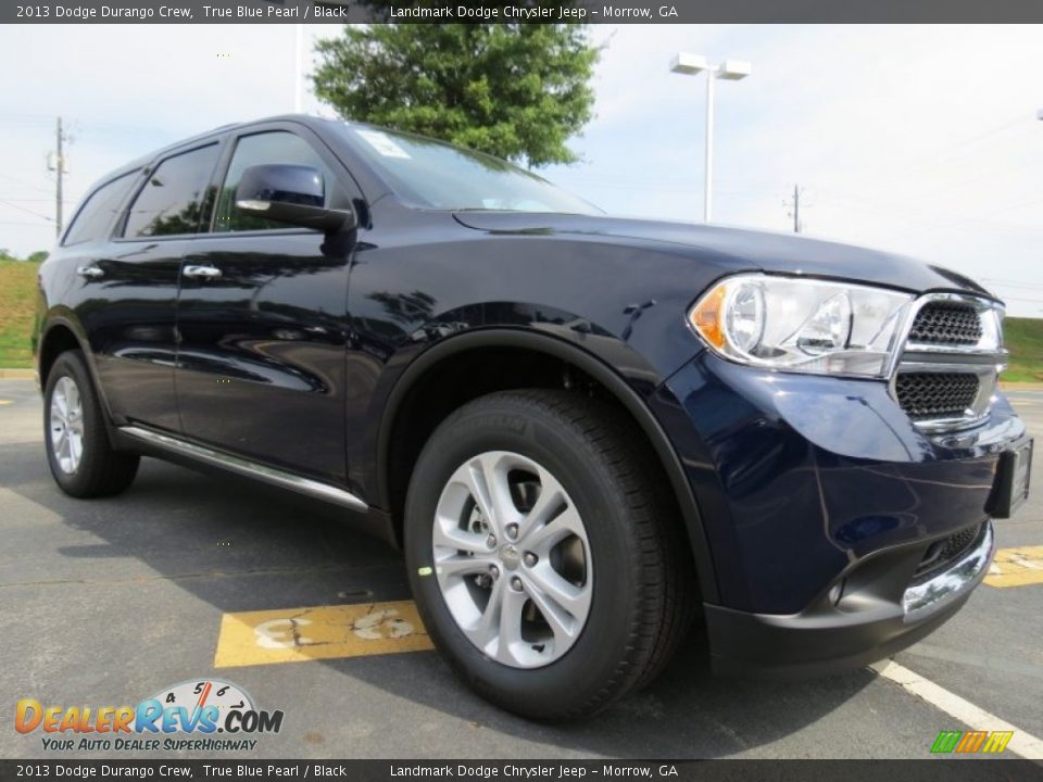 2013 Dodge Durango Crew True Blue Pearl / Black Photo #4