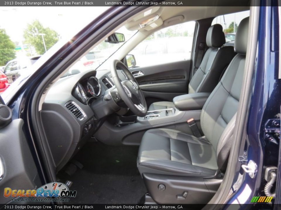 2013 Dodge Durango Crew True Blue Pearl / Black Photo #6