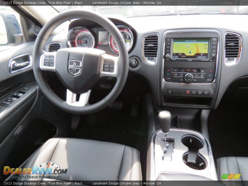 2013 Dodge Durango Crew True Blue Pearl / Black Photo #10