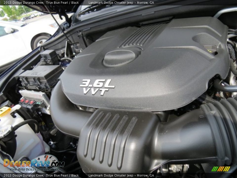 2013 Dodge Durango Crew True Blue Pearl / Black Photo #11