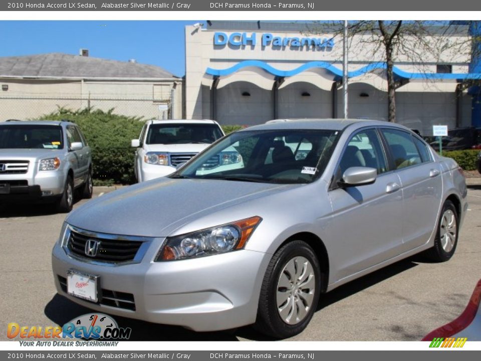 2010 Honda Accord LX Sedan Alabaster Silver Metallic / Gray Photo #1