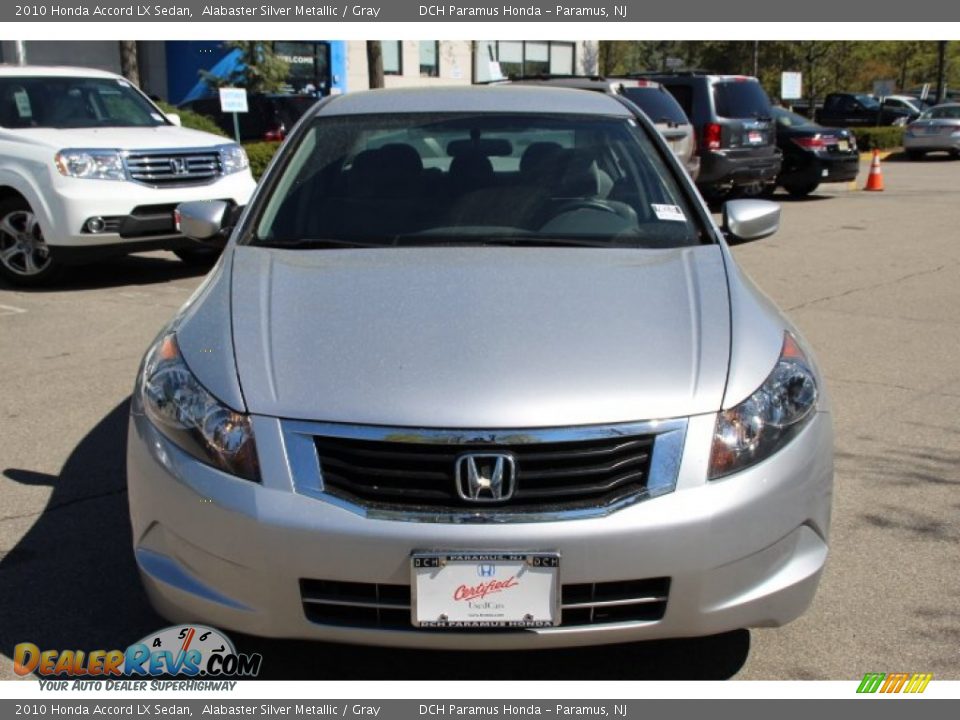 2010 Honda Accord LX Sedan Alabaster Silver Metallic / Gray Photo #2