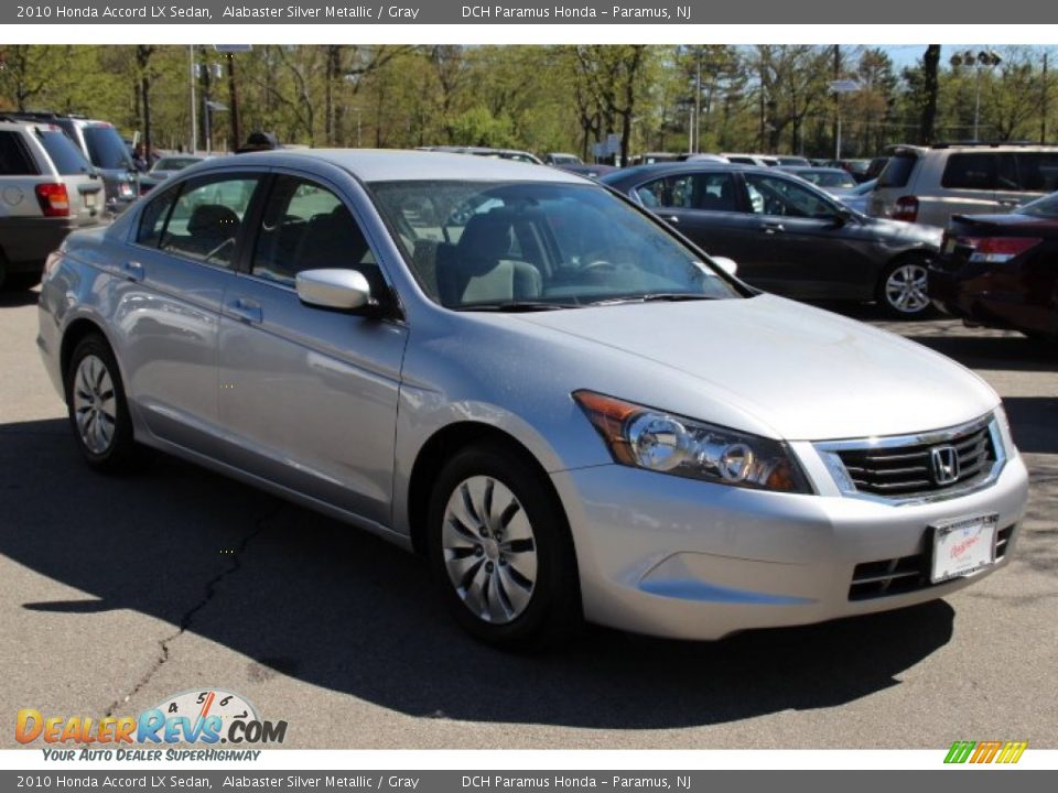 2010 Honda Accord LX Sedan Alabaster Silver Metallic / Gray Photo #3