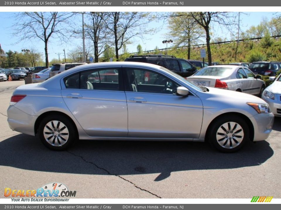 2010 Honda Accord LX Sedan Alabaster Silver Metallic / Gray Photo #4