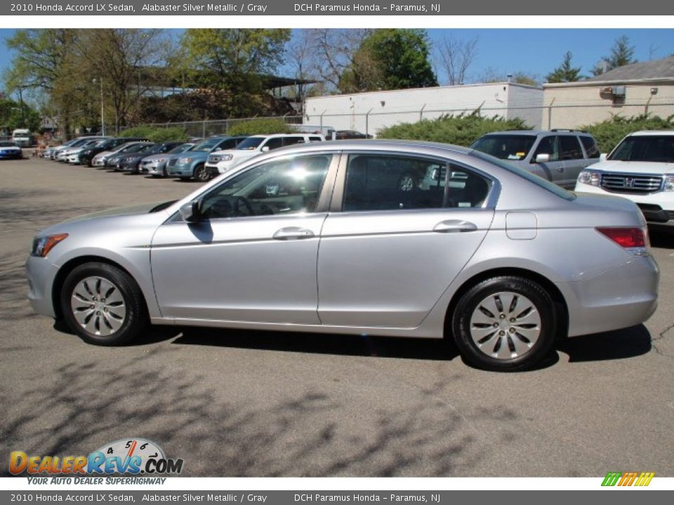 2010 Honda Accord LX Sedan Alabaster Silver Metallic / Gray Photo #7