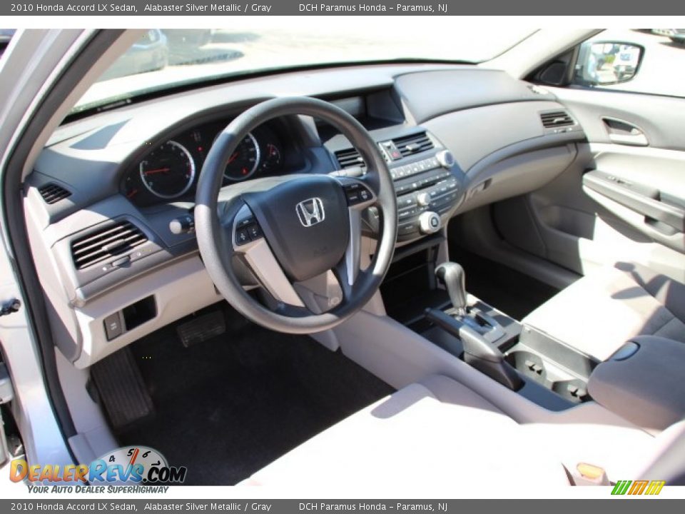2010 Honda Accord LX Sedan Alabaster Silver Metallic / Gray Photo #9