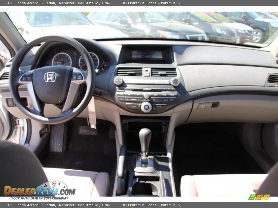2010 Honda Accord LX Sedan Alabaster Silver Metallic / Gray Photo #11