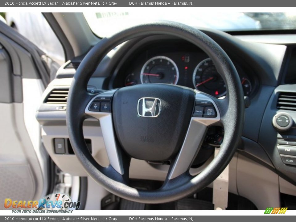 2010 Honda Accord LX Sedan Alabaster Silver Metallic / Gray Photo #14