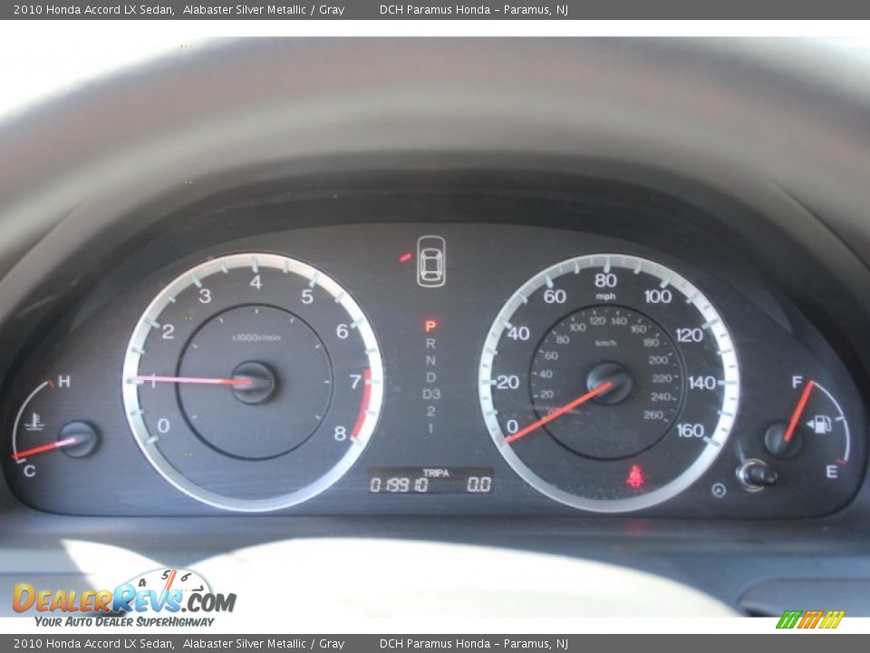 2010 Honda Accord LX Sedan Alabaster Silver Metallic / Gray Photo #15
