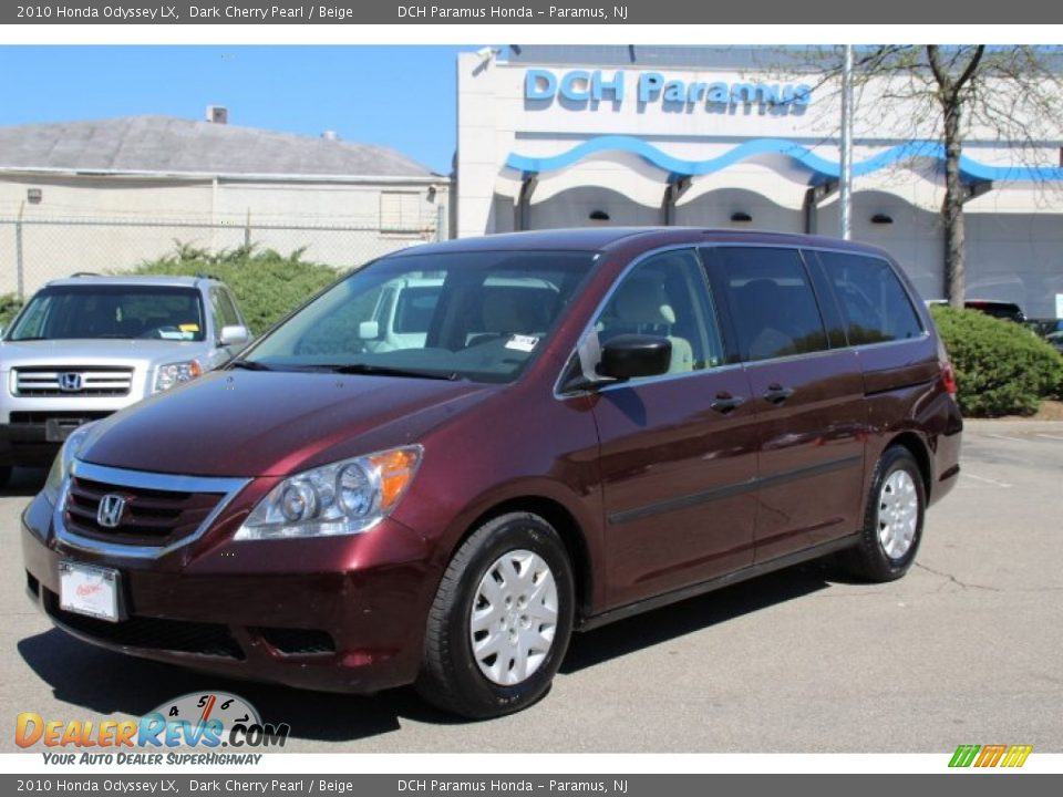 2010 Honda Odyssey LX Dark Cherry Pearl / Beige Photo #1