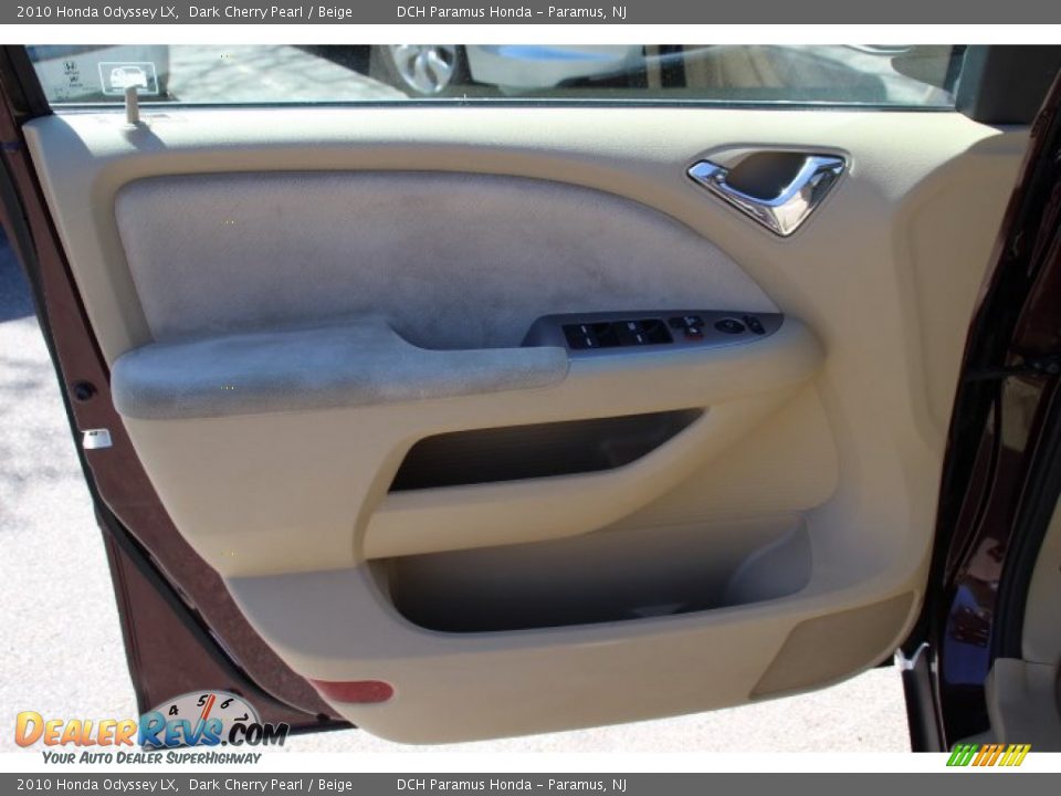 2010 Honda Odyssey LX Dark Cherry Pearl / Beige Photo #9