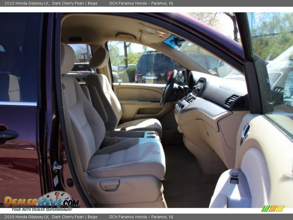 2010 Honda Odyssey LX Dark Cherry Pearl / Beige Photo #21