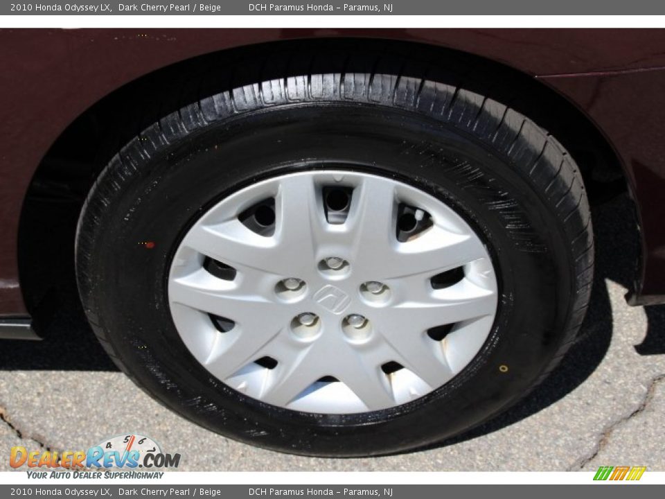 2010 Honda Odyssey LX Dark Cherry Pearl / Beige Photo #24