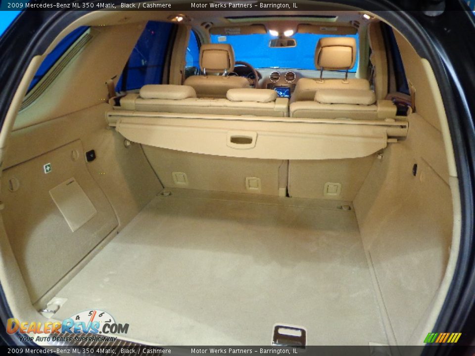 2009 Mercedes-Benz ML 350 4Matic Black / Cashmere Photo #23