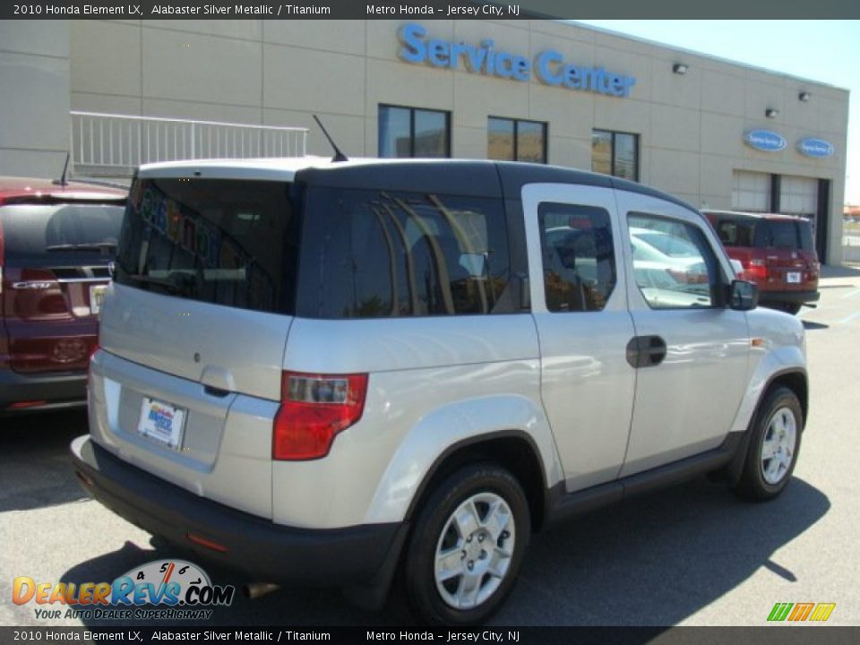 2010 Honda Element LX Alabaster Silver Metallic / Titanium Photo #4