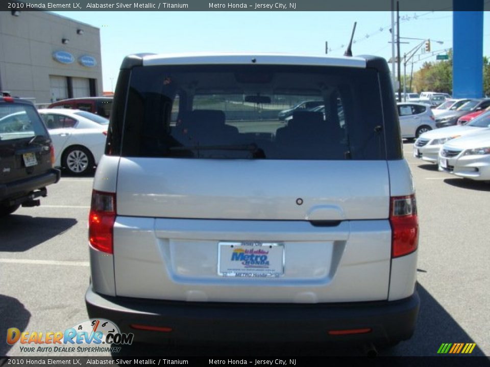 2010 Honda Element LX Alabaster Silver Metallic / Titanium Photo #5